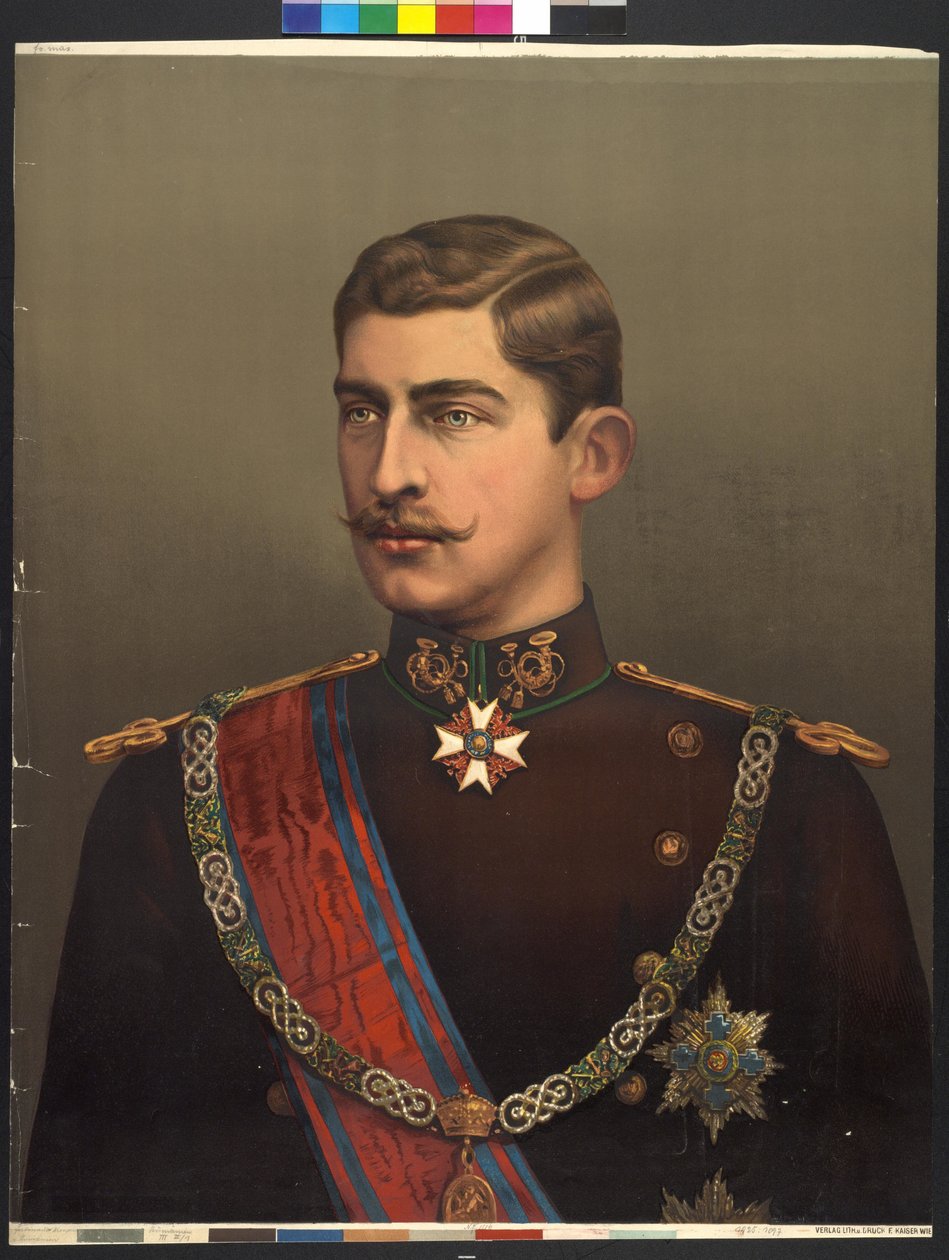 König von Rumänien Ferdinand I von Friedrich Kaiser