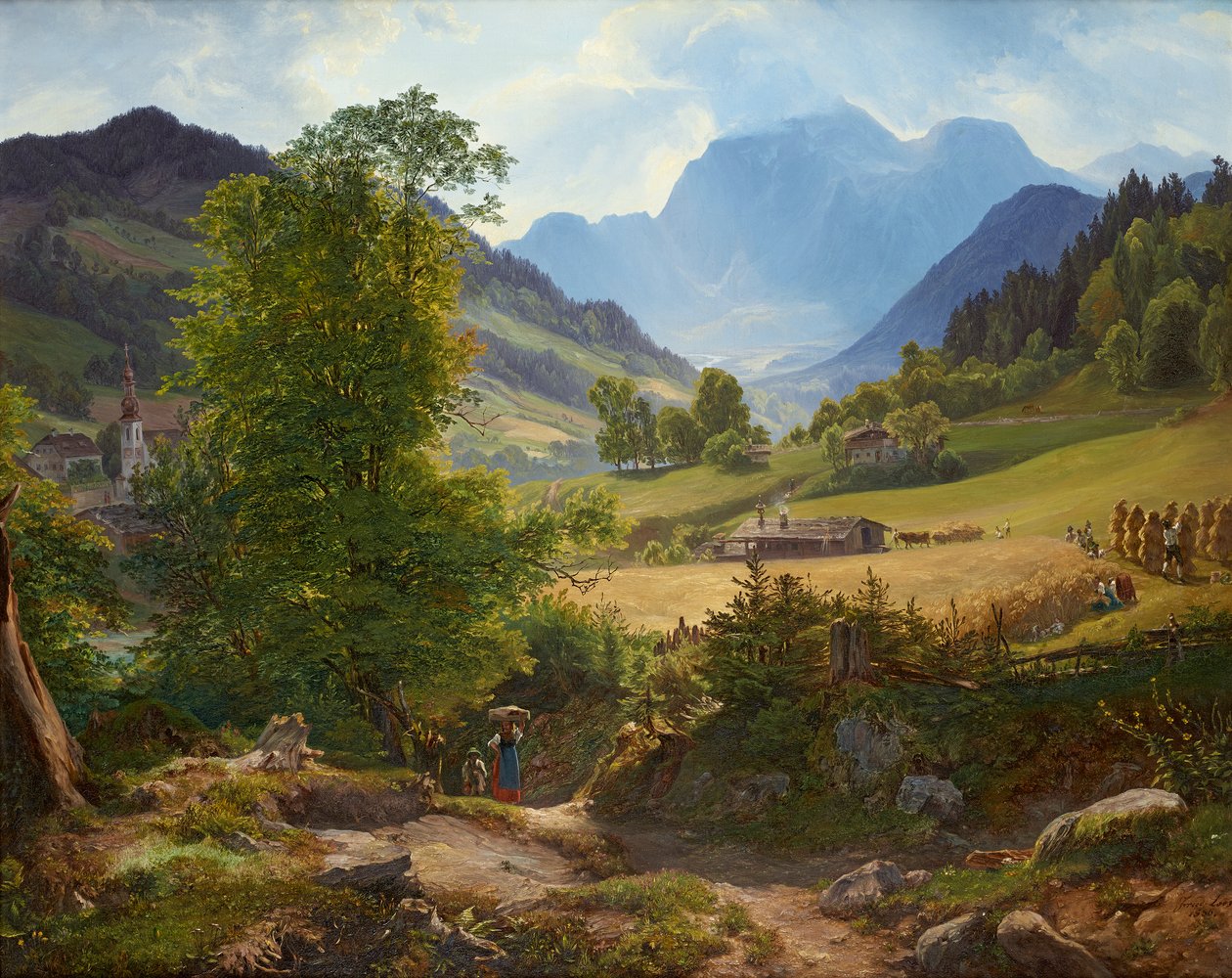 Die Ramsau bei Berchtesgaden von Friedrich Loos