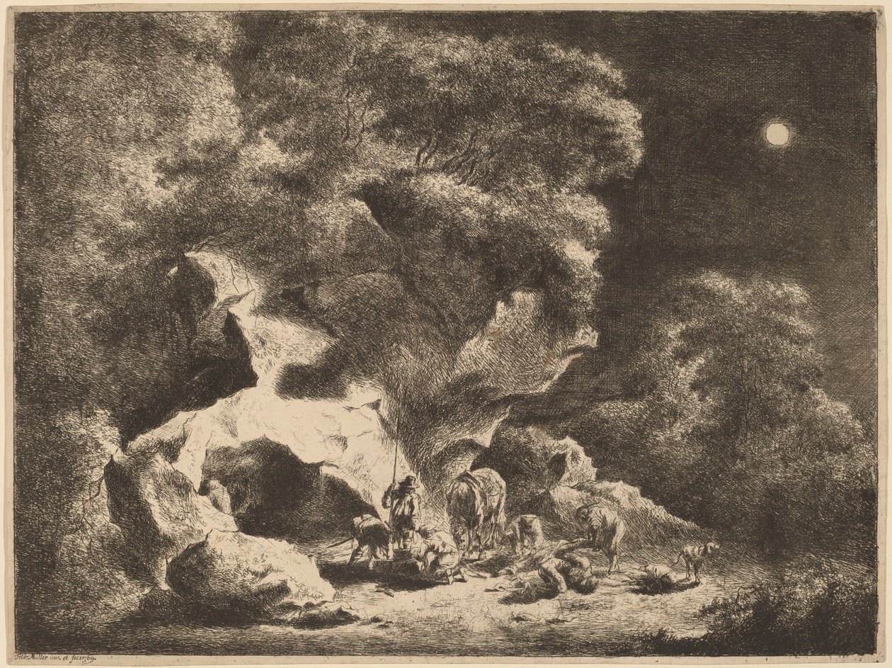 Ein nächtlicher Raub von Friedrich Müller