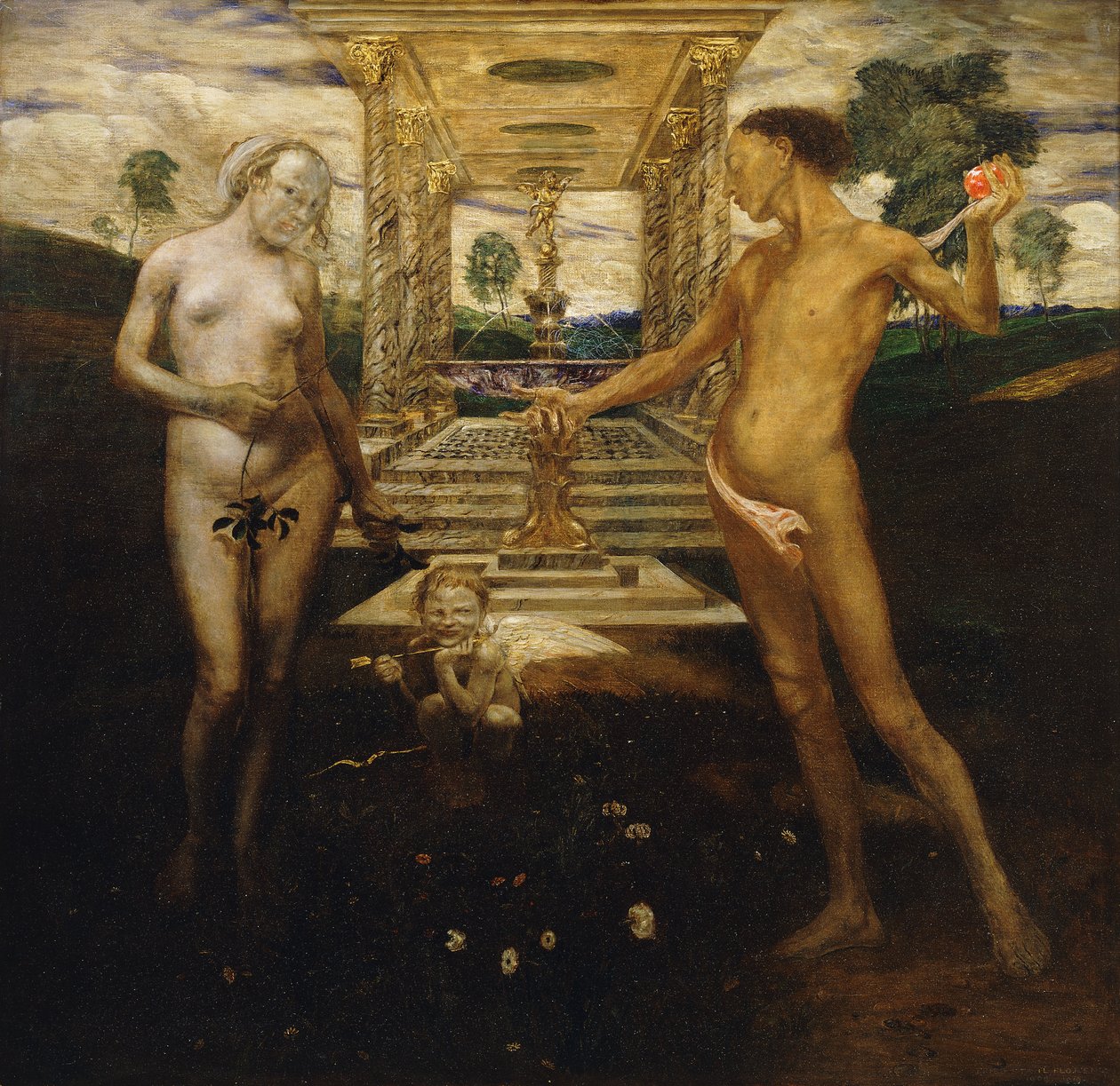 Adam und Eva von Friedrich Stahl