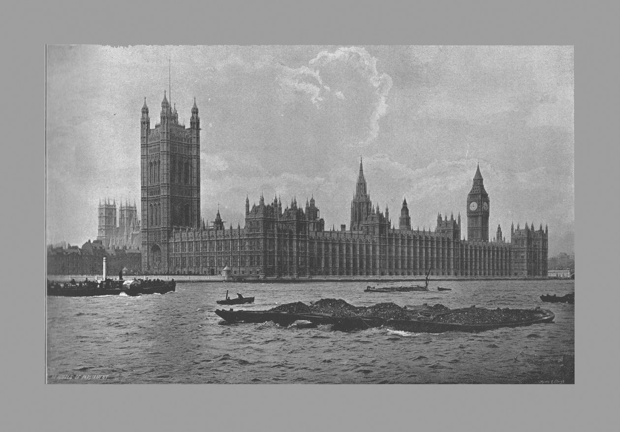 Die Houses of Parliament, London, ca. 1900 von Frith and Co