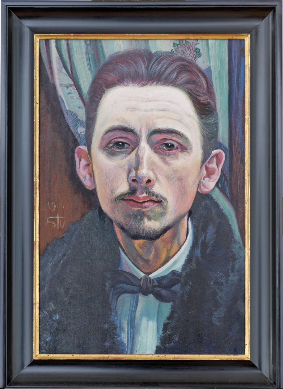 Selbstporträt des Malers Fritz Stuckenberg von Fritz Stuckenberg