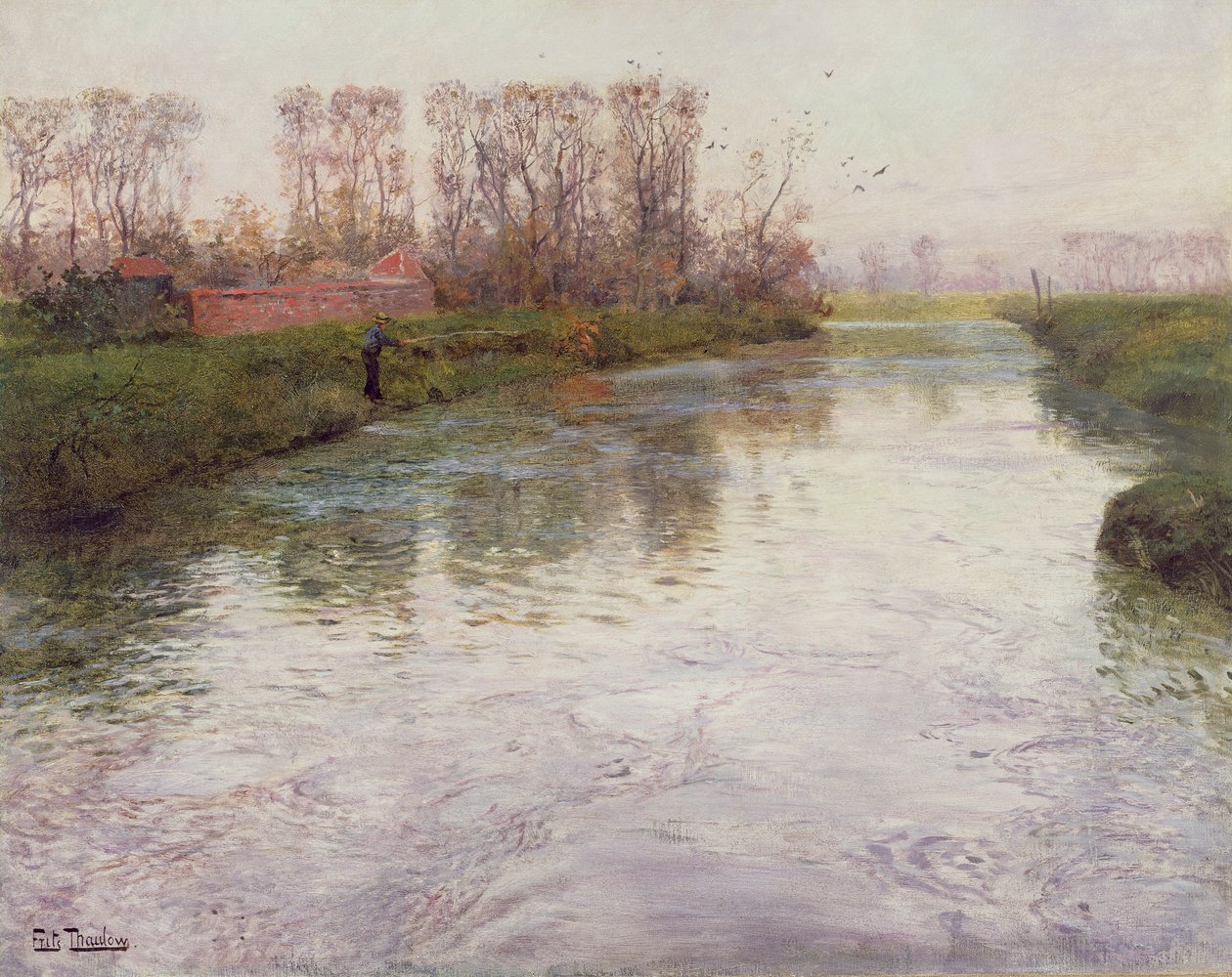 Bach, ca. 1890 von Frits Thaulow