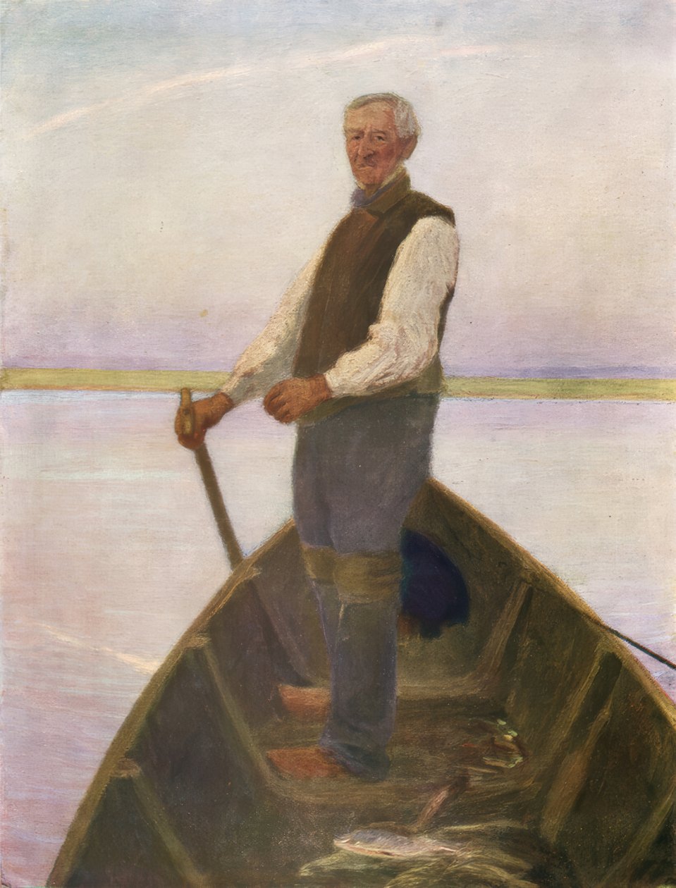 Der Fährmann von Fritz Mackensen
