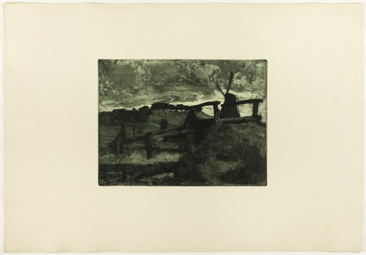 Windmühle von Fritz Overbeck