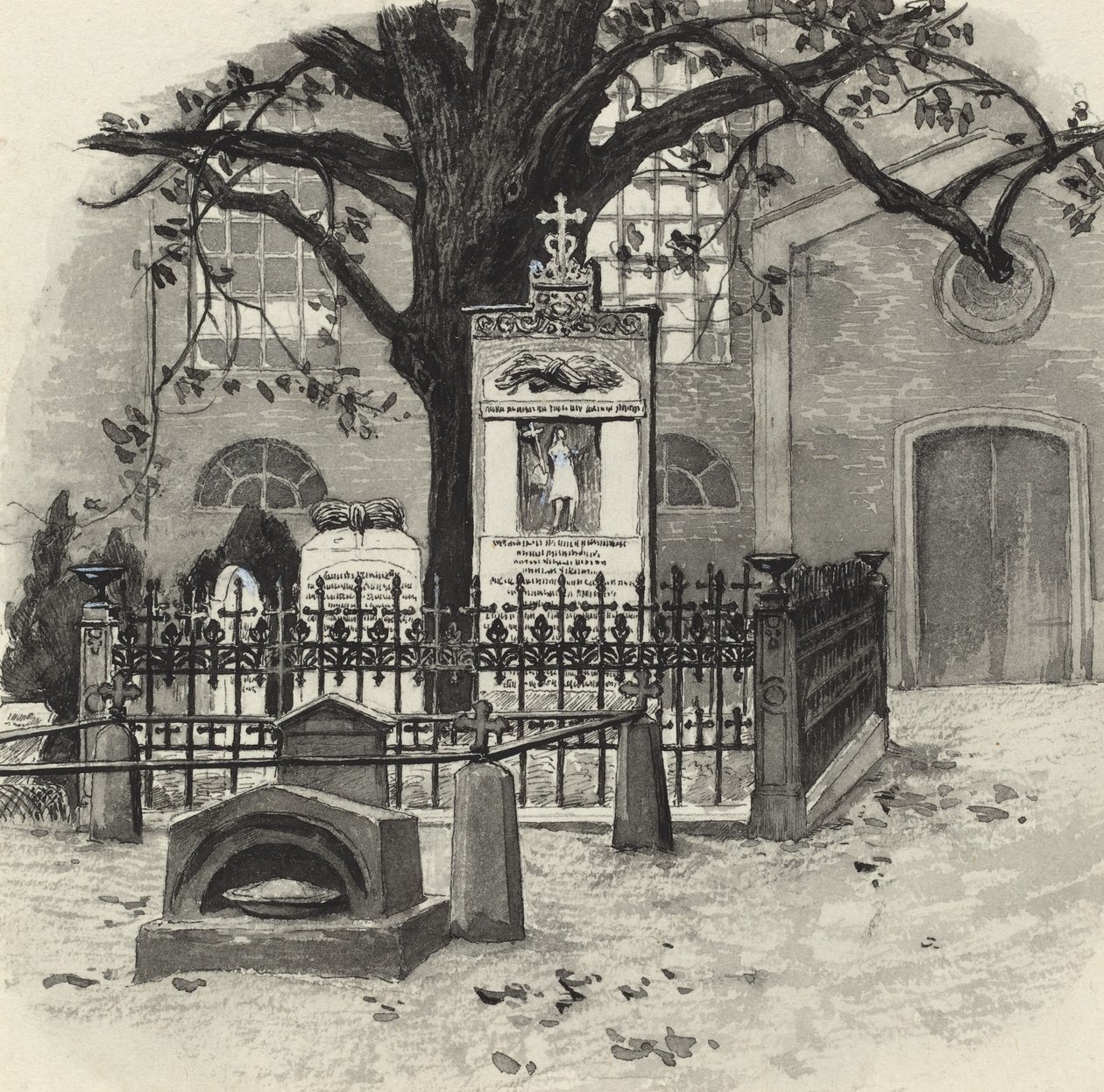 Grabmal von Klopstock von Fritz Stoltenberg