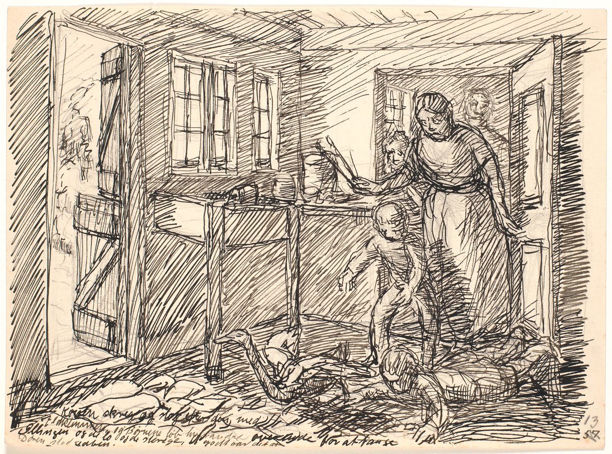 Die Frau schrie... von Fritz Syberg