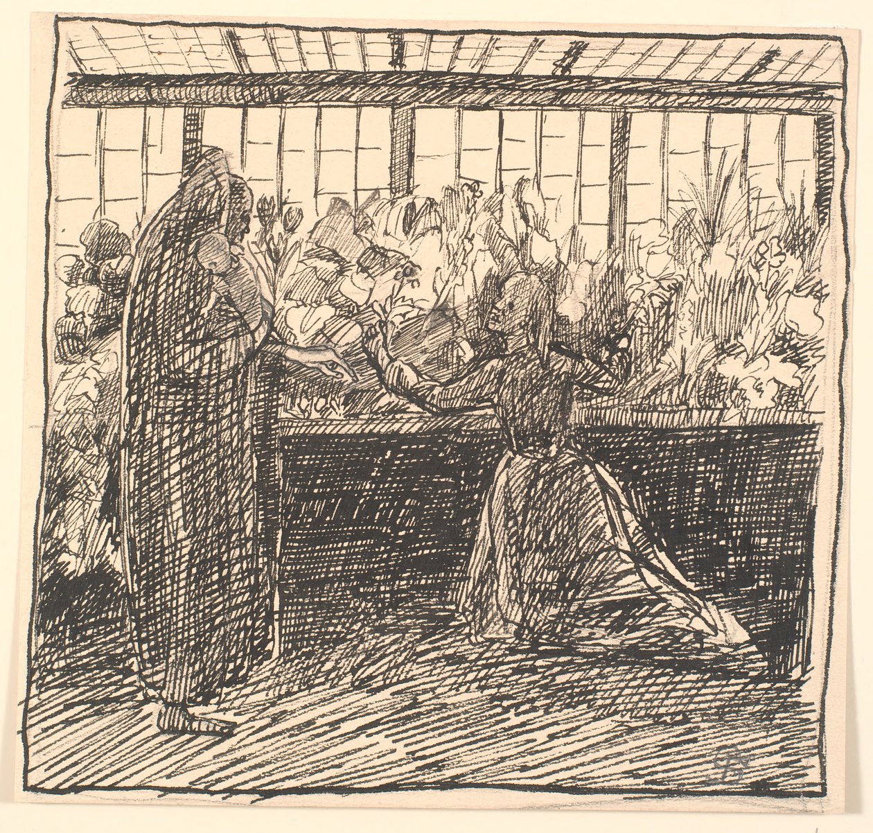 Die Mutter und der Tod im Treibhaus des Todes von Fritz Syberg