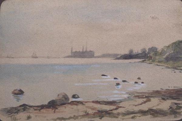 Der Strand, Kronberg Helsinger von Fritz Syberg