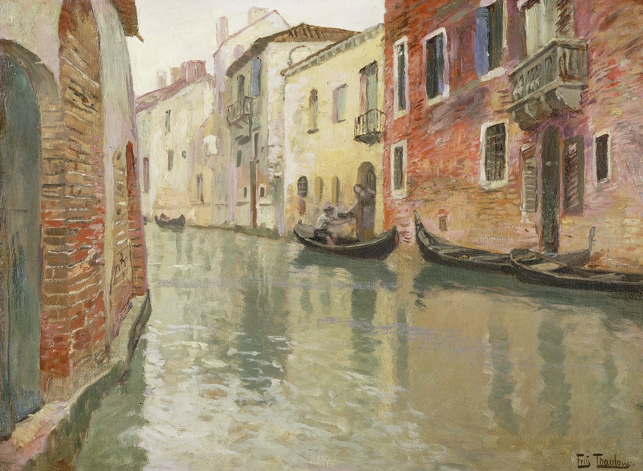 Ein venezianisches Hinterwasser von Frits Thaulow
