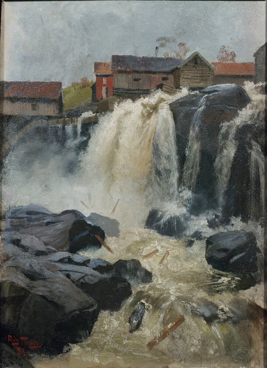 Haugfälle von Fritz Thaulow