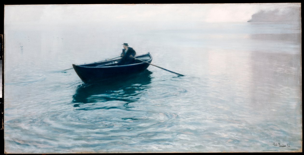 Einsamkeit, Christiana Fjord, 1892 von Frits Thaulow