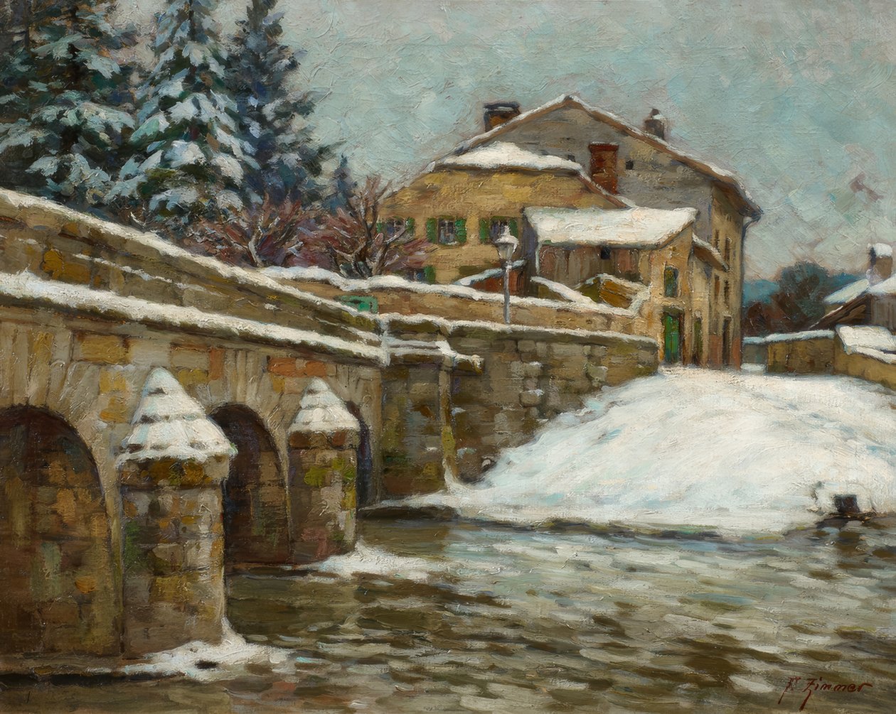 Seille Brücke von Fritz Zimmer