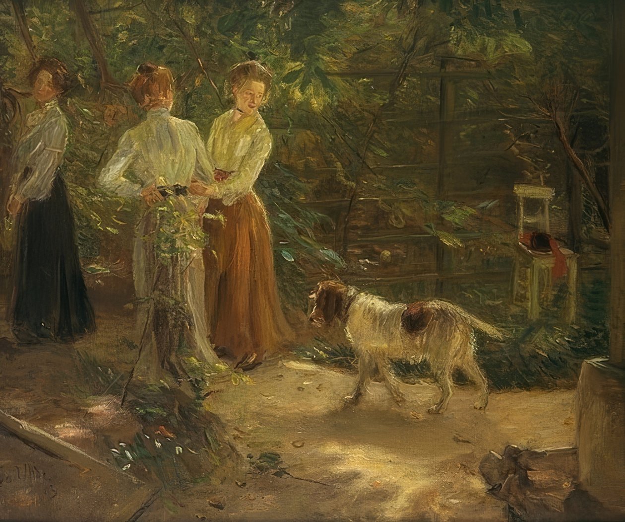 Der Gartenweg von Fritz von Uhde