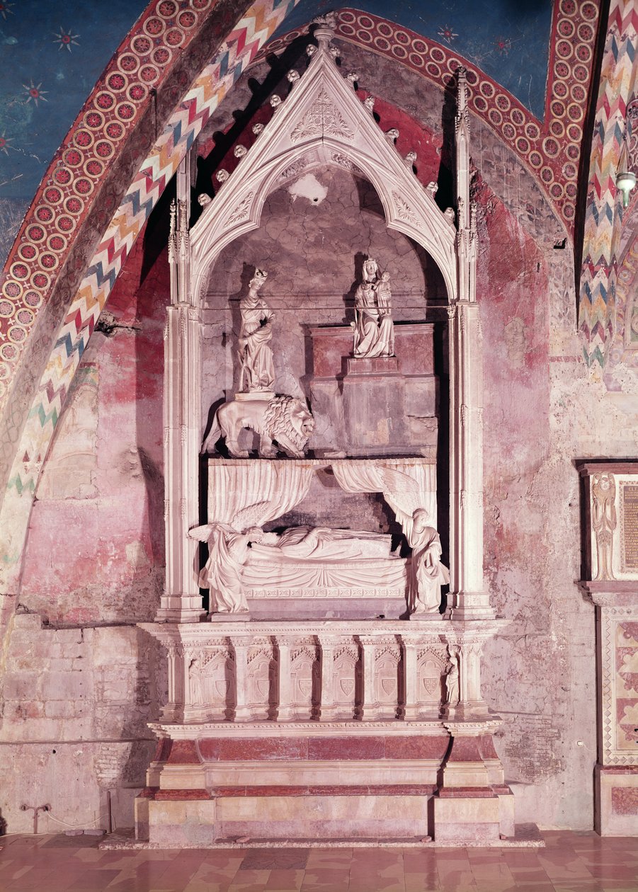 Grabdenkmal für die Königin von Zypern und Jerusalem, 1229 von Fuccio Fiorentino
