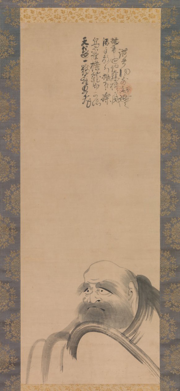 Porträt von Daruma, frühes 17. Jahrhundert von Fugai Ekun