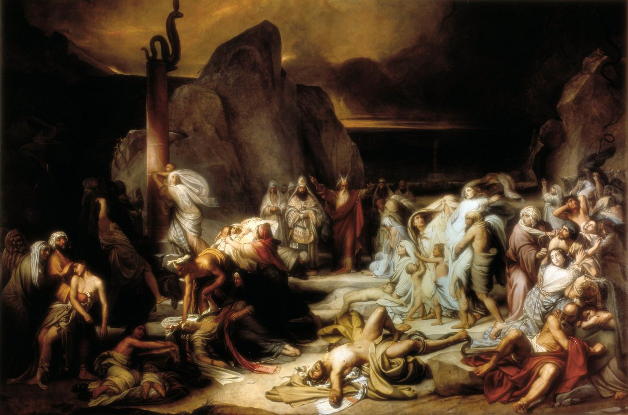 Die eherne Schlange von Fyodor Bruni