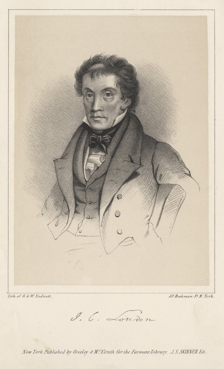 J.C. Loudon, 1846 von G. and W. Endicott
