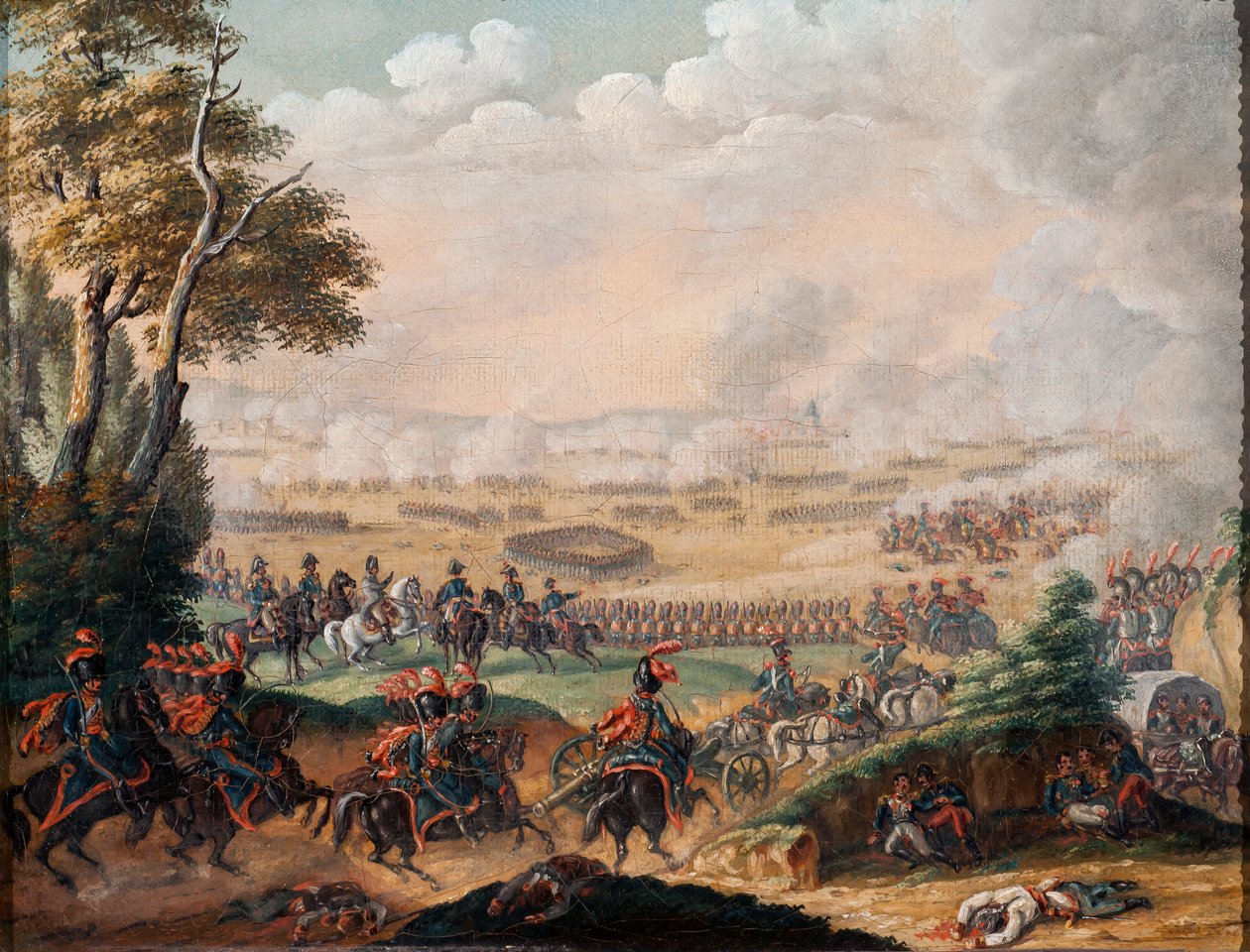 Schlacht bei Wagram, 6. Juli 1809 (1835) von G. Beaufort
