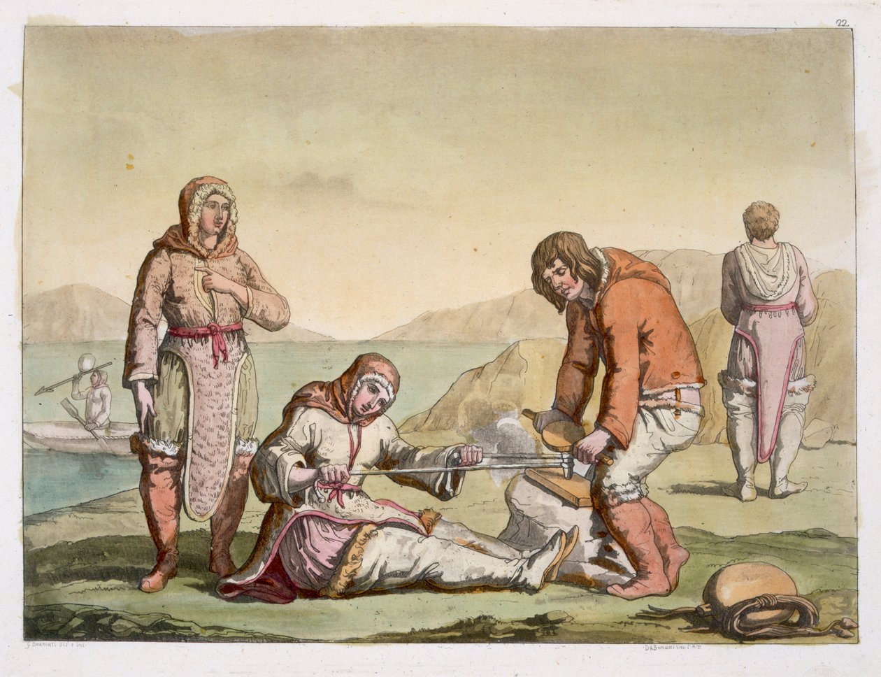 Eskimos, 1817 von G. Bramati