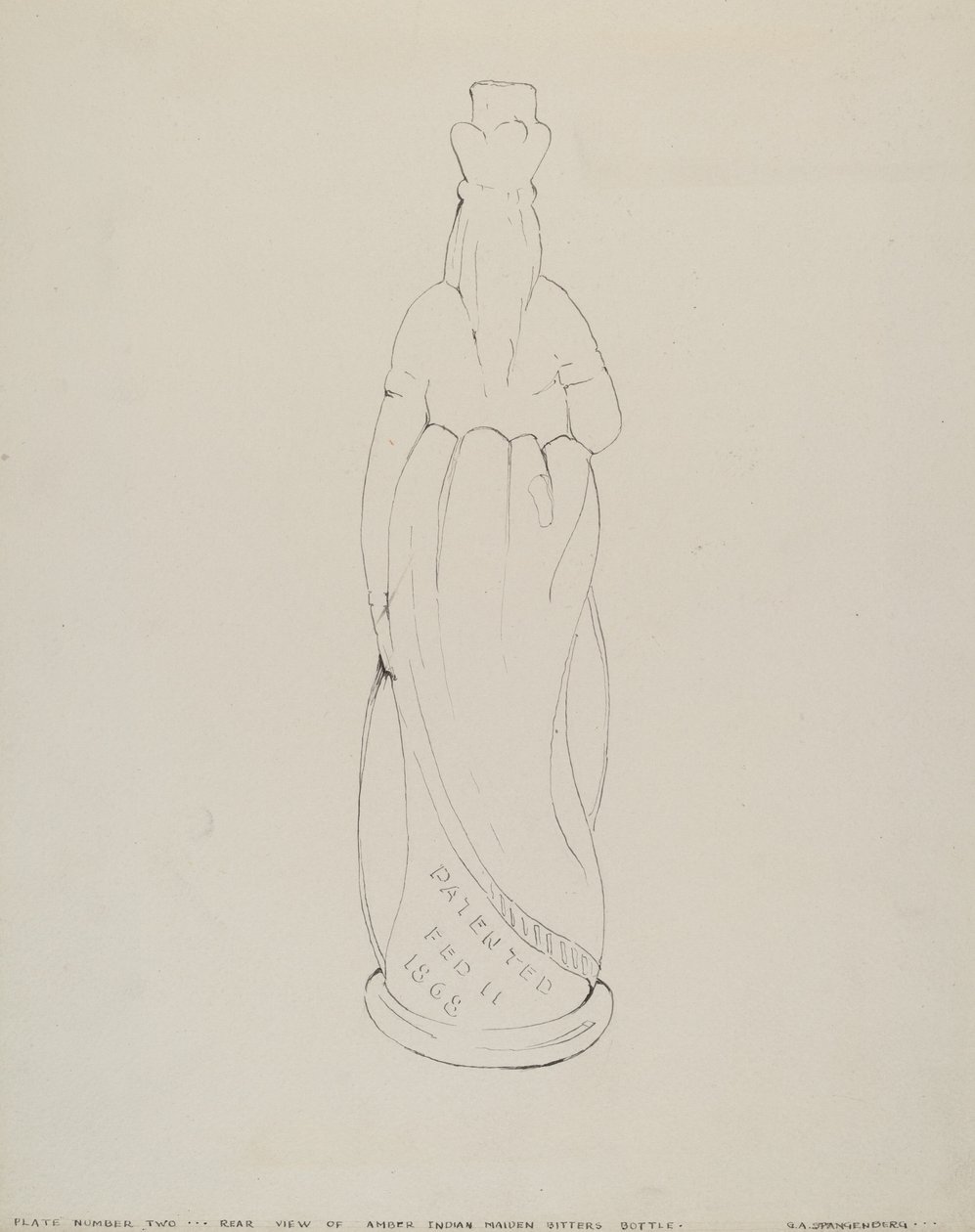 Bitterflasche (Indianer) von G.A. Spangenberg