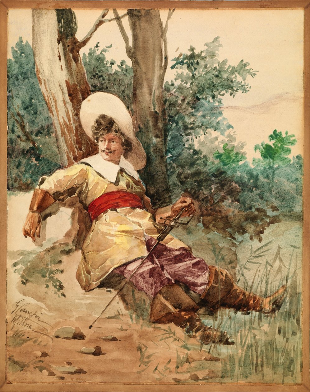 Rastender Musketier von G. Camfri