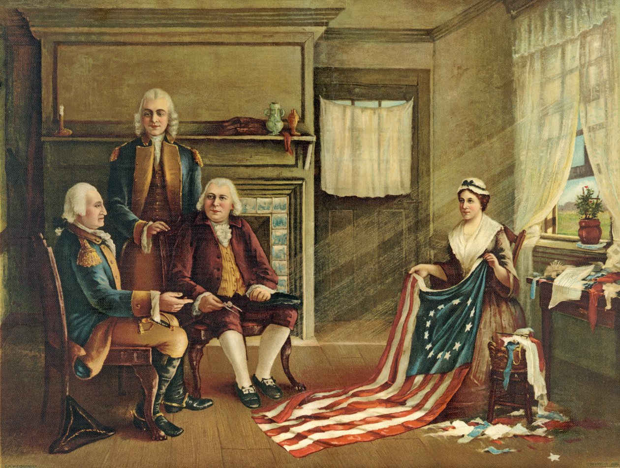 Geburt unserer Nationalflagge, 1893 von G. H. Weisgerber