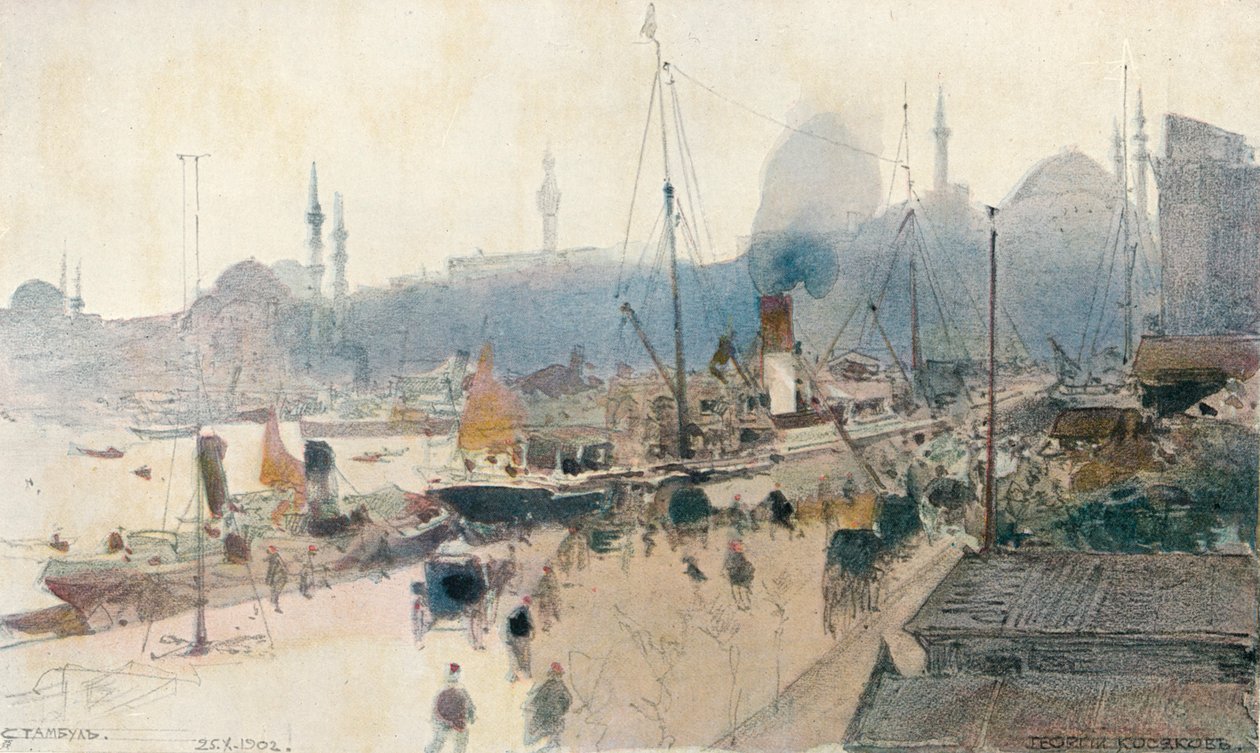 Der Kai, Stamboul, 1902, 1906 von G Kossiakoff