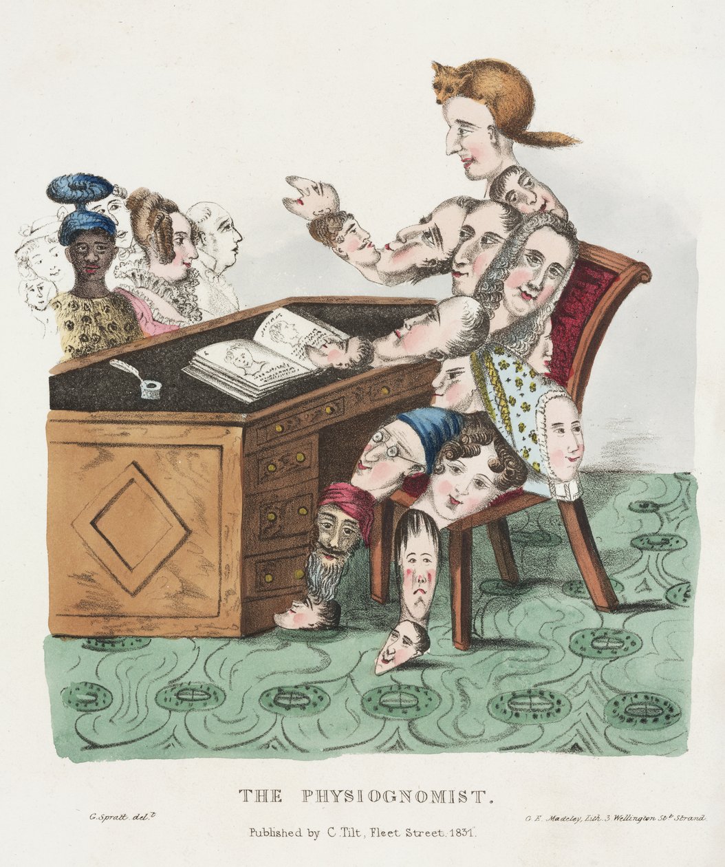 Der Physiognomist, 1831 von G. Spratt