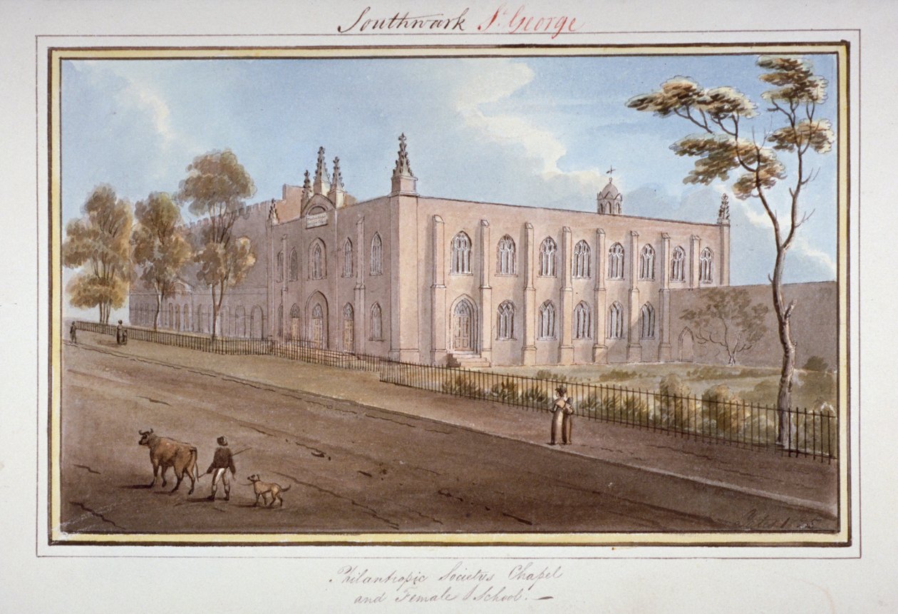 Die Philanthropische Gesellschaft Institution, Southwark, London, 1825 von G Yates