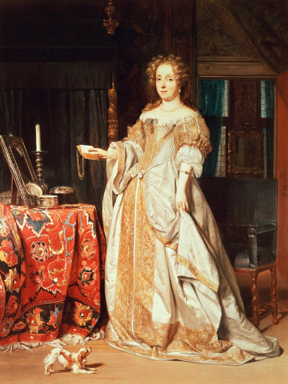 Porträt einer Dame von Gabriel Metsu