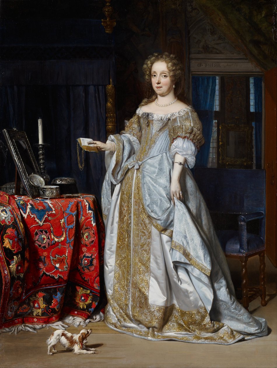 Porträt einer Dame von Gabriel Metsu