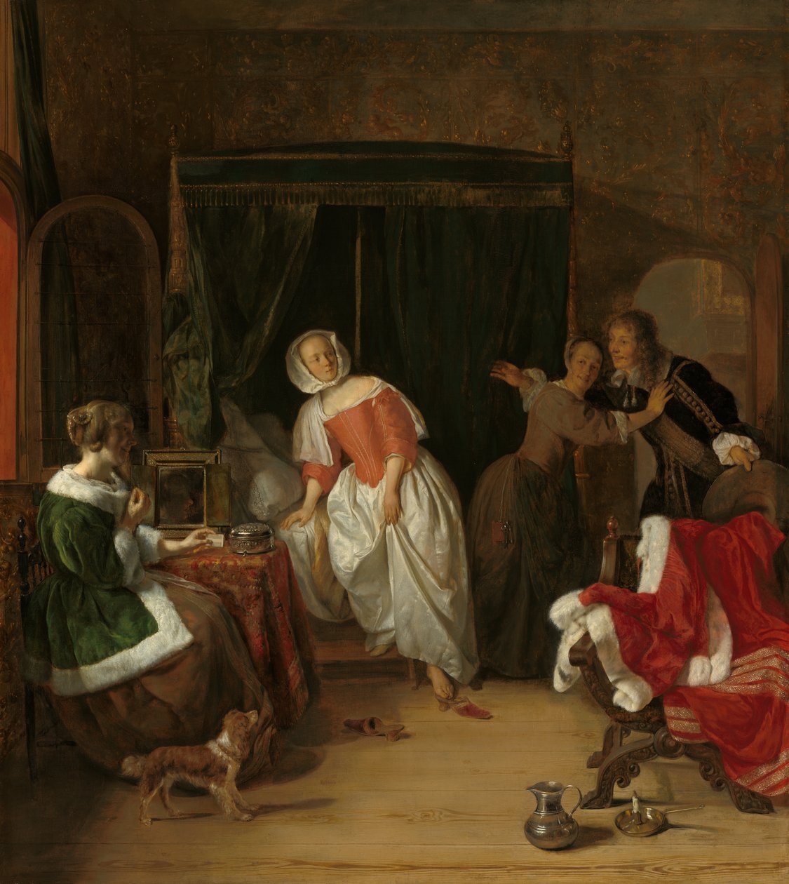 Der Eindringling von Gabriel Metsu