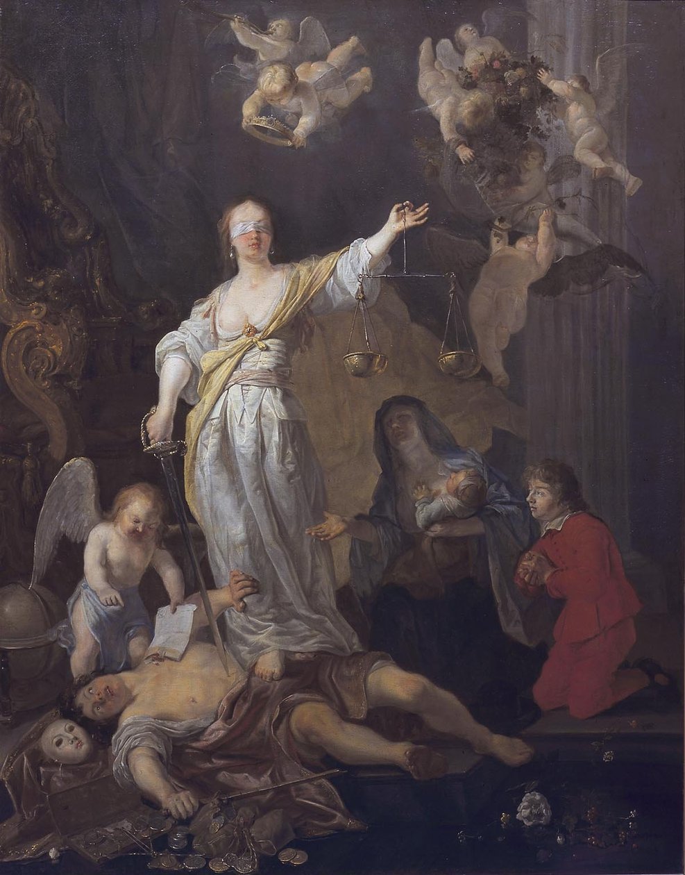 Der Triumph der Gerechtigkeit von Gabriel Metsu