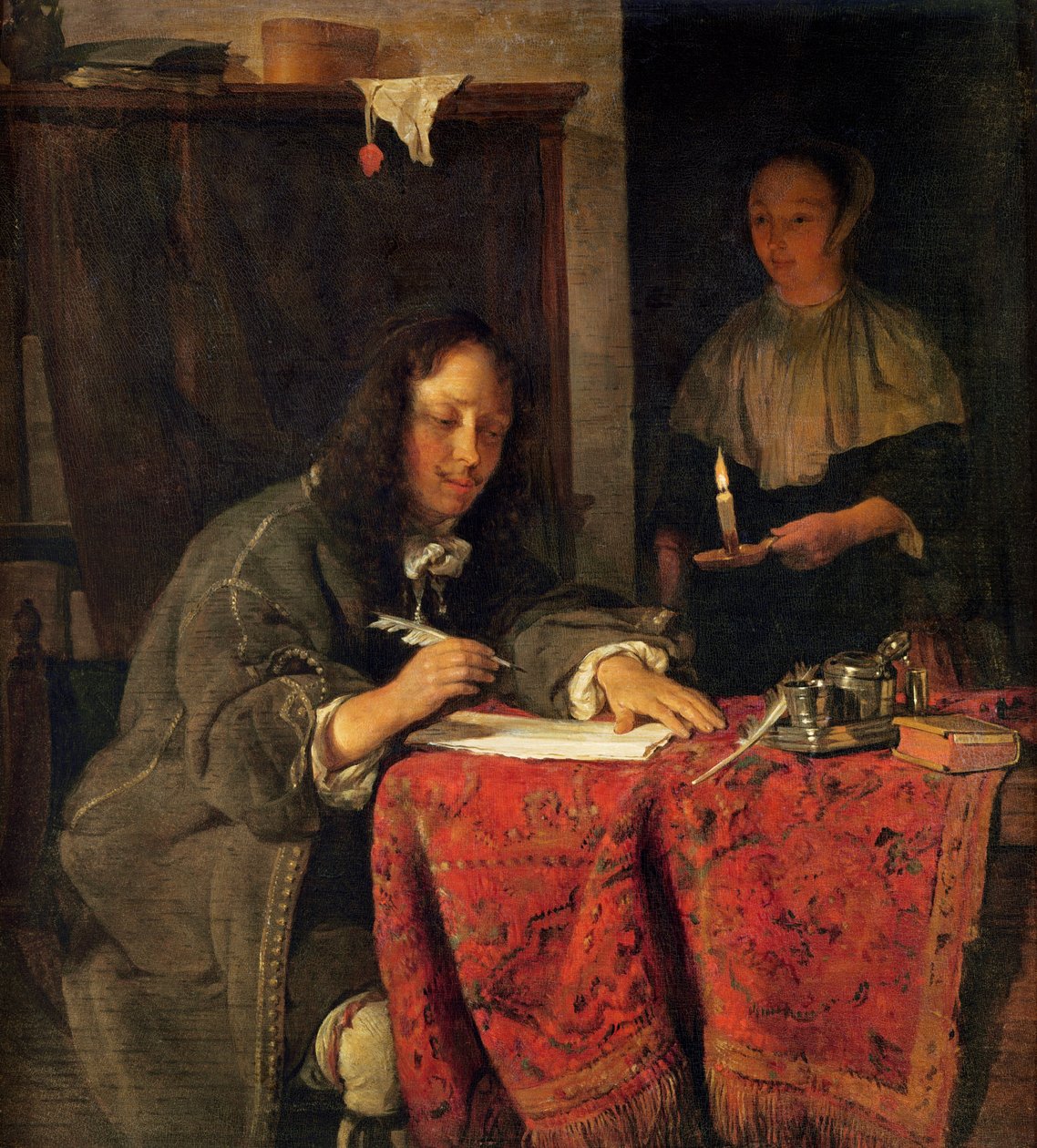 Der Schriftsteller von Gabriel Metsu