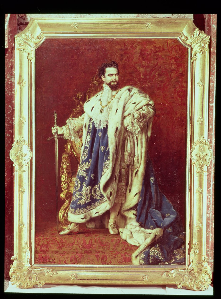 Ludwig II (1845-86) 1887 von Gabriel Schachinger