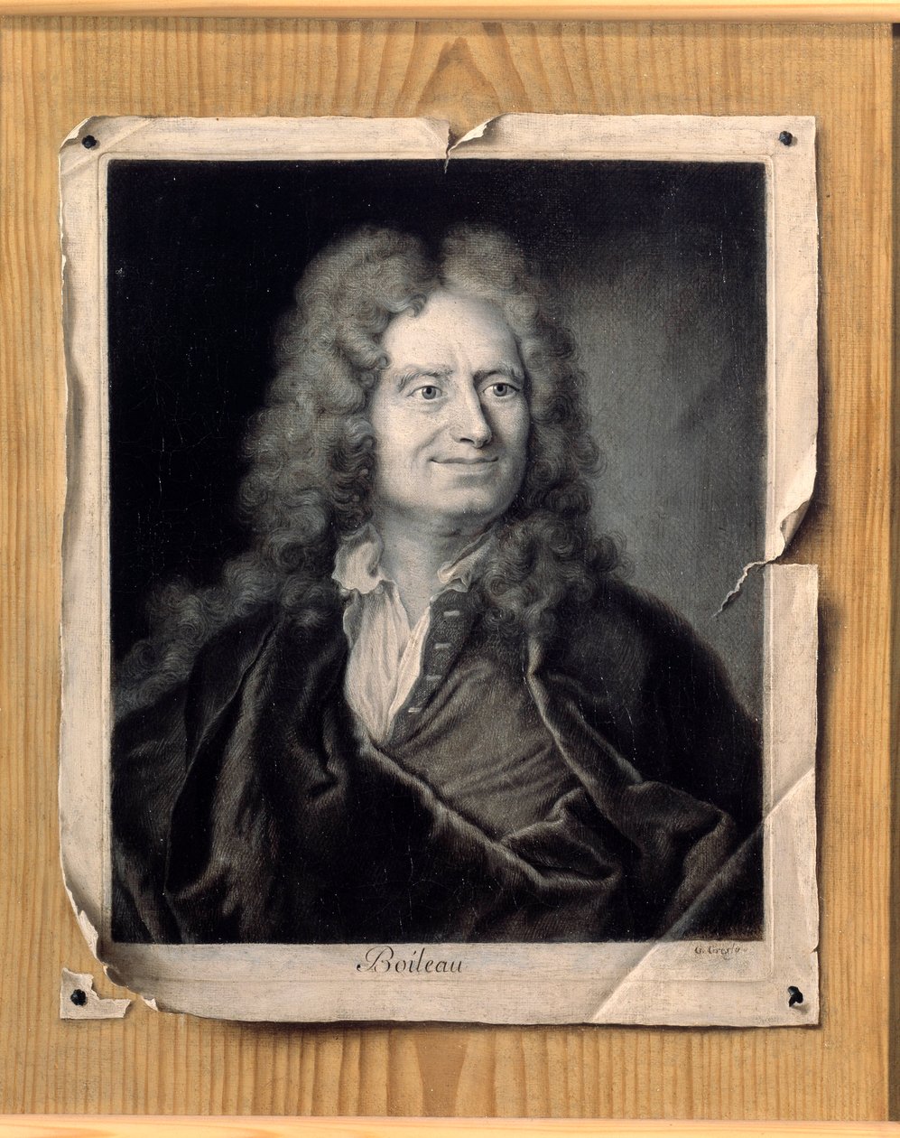 Porträt von Nicolas Boileau (1636-1711) von Gabriel Gresly