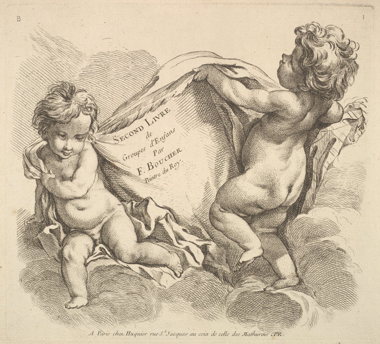 Frontispiz, 1738-45 von Gabriel Huquier