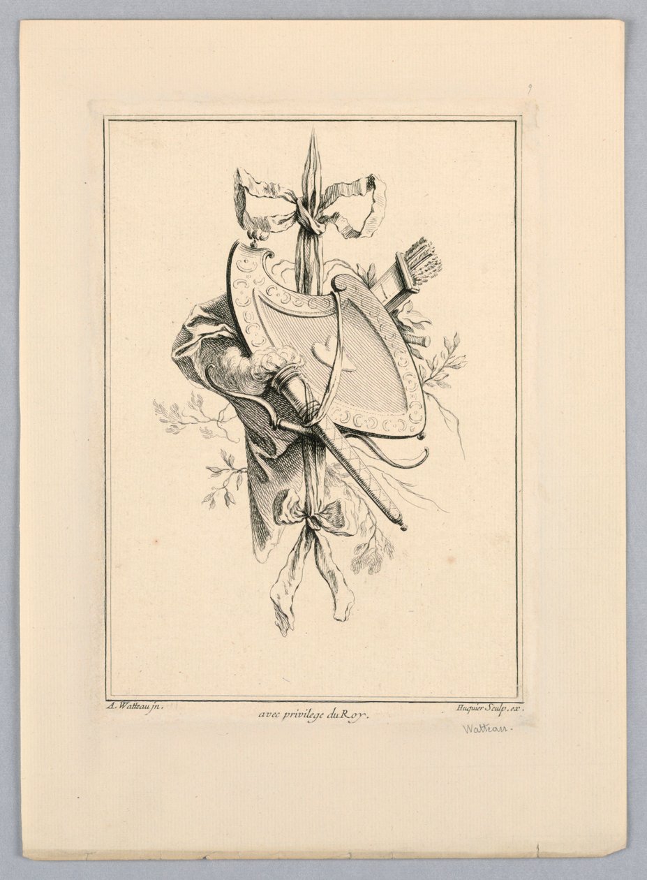 Trophäe von Gabriel Huquier