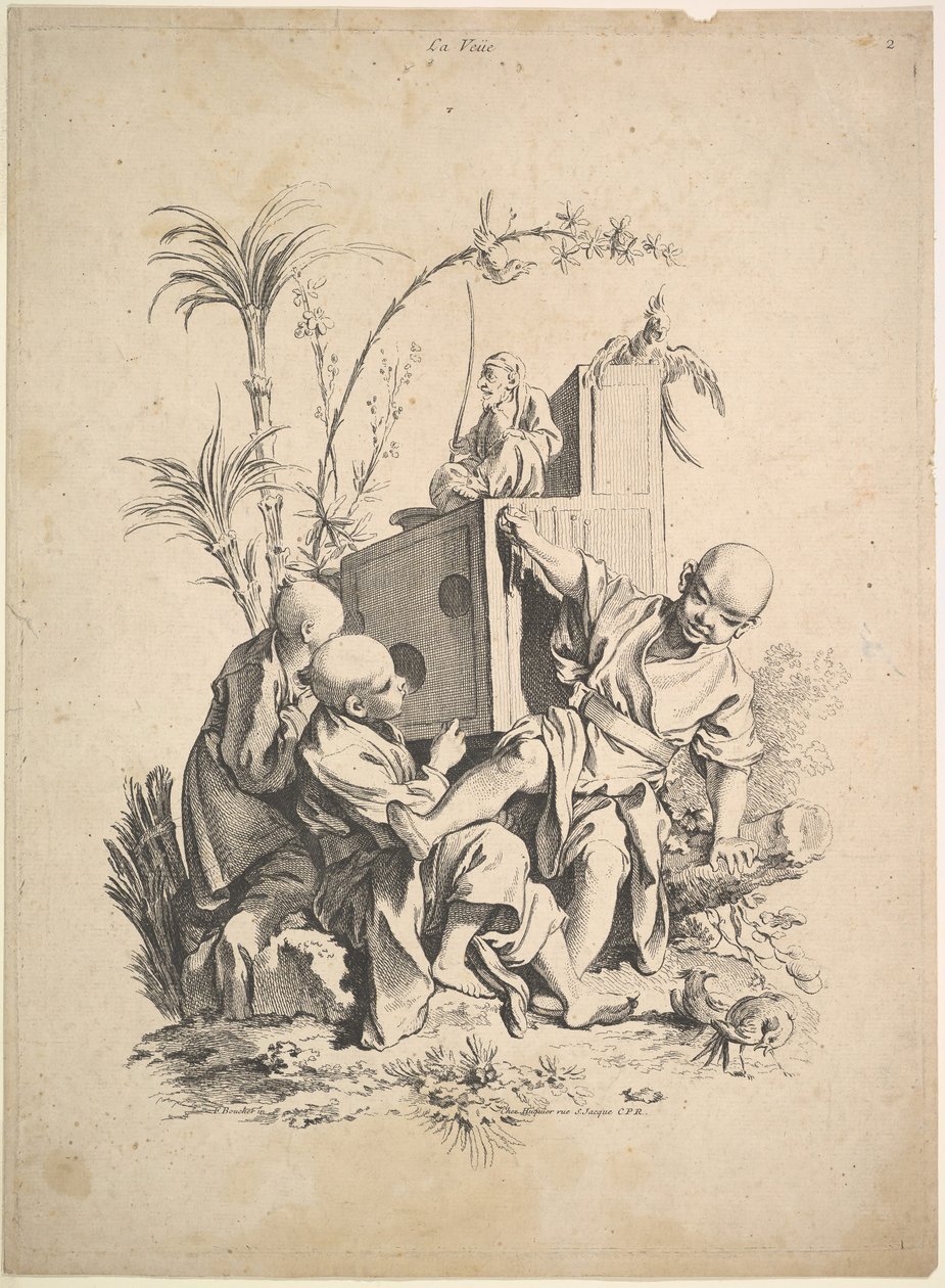 Vision, 18. Jahrhundert von Gabriel Huquier