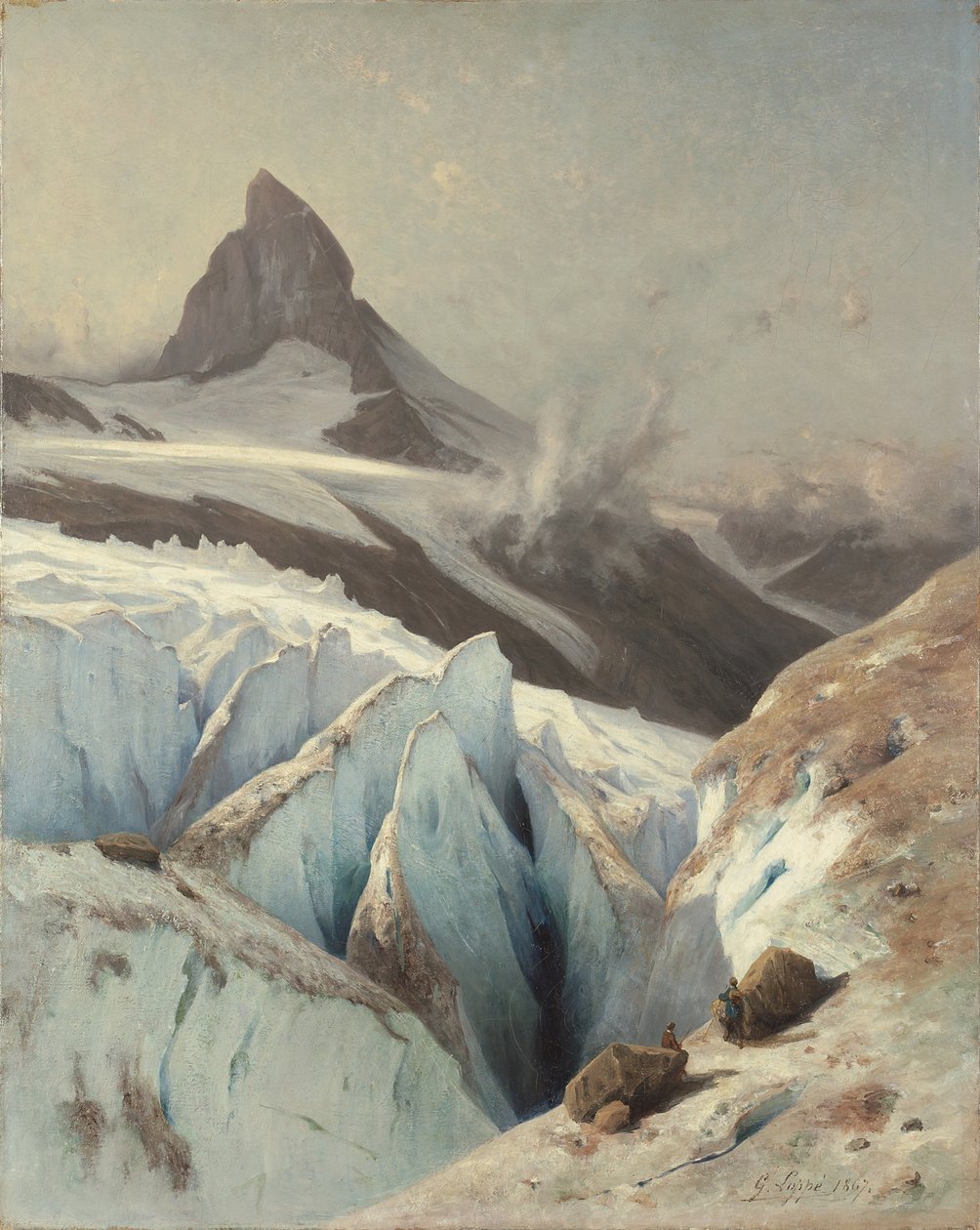 Das Matterhorn, 1867 von Gabriel Loppe