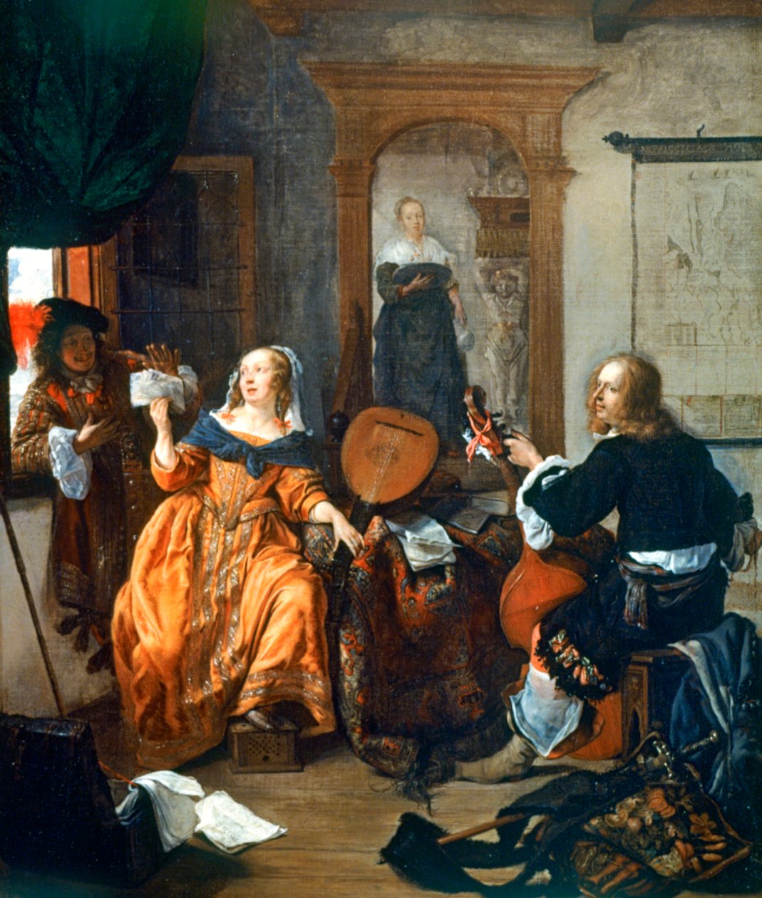 Eine musikalische Gesellschaft, 1659 von Gabriel Metsu