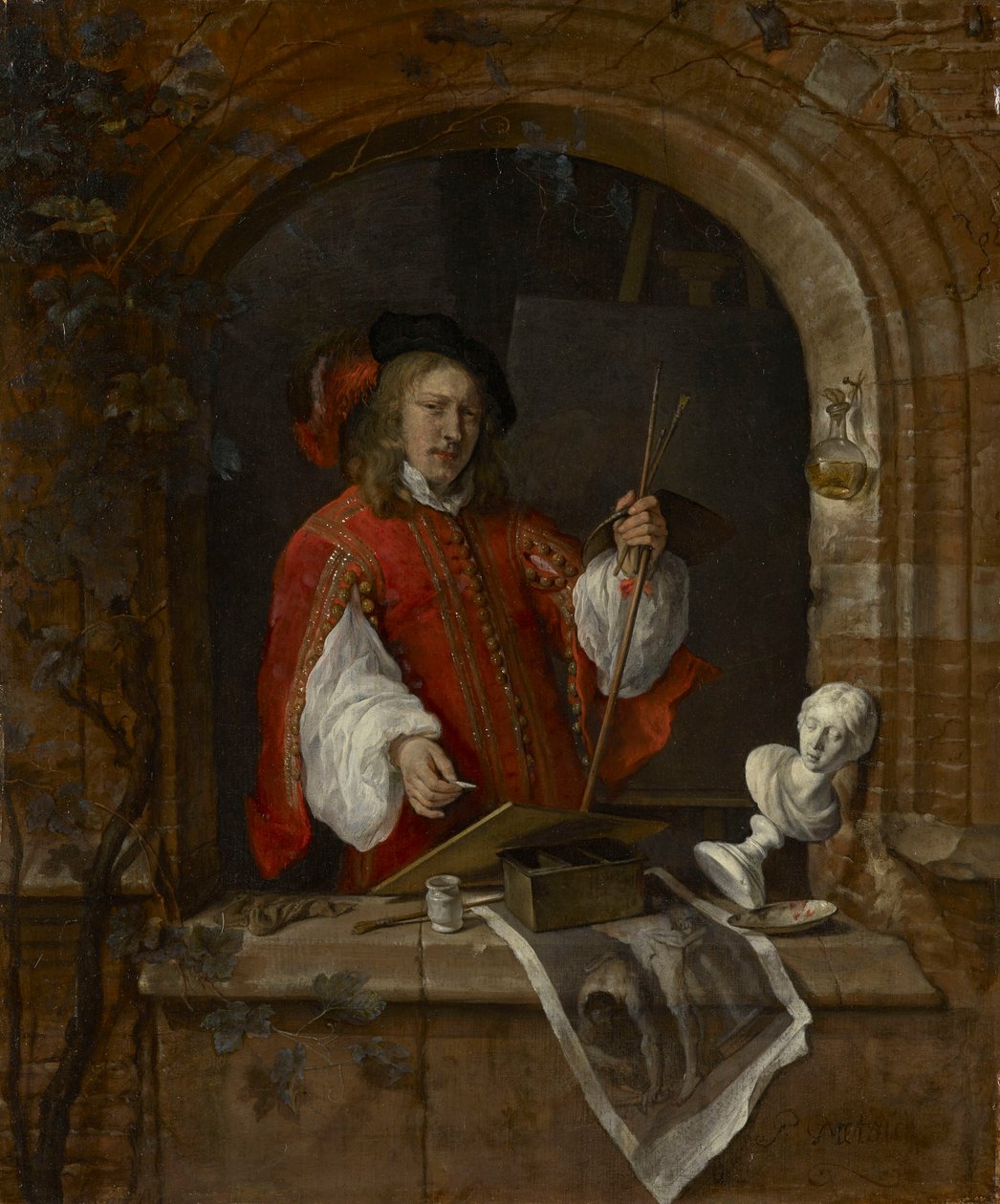 Ein Selbstporträt von Gabriel Metsu