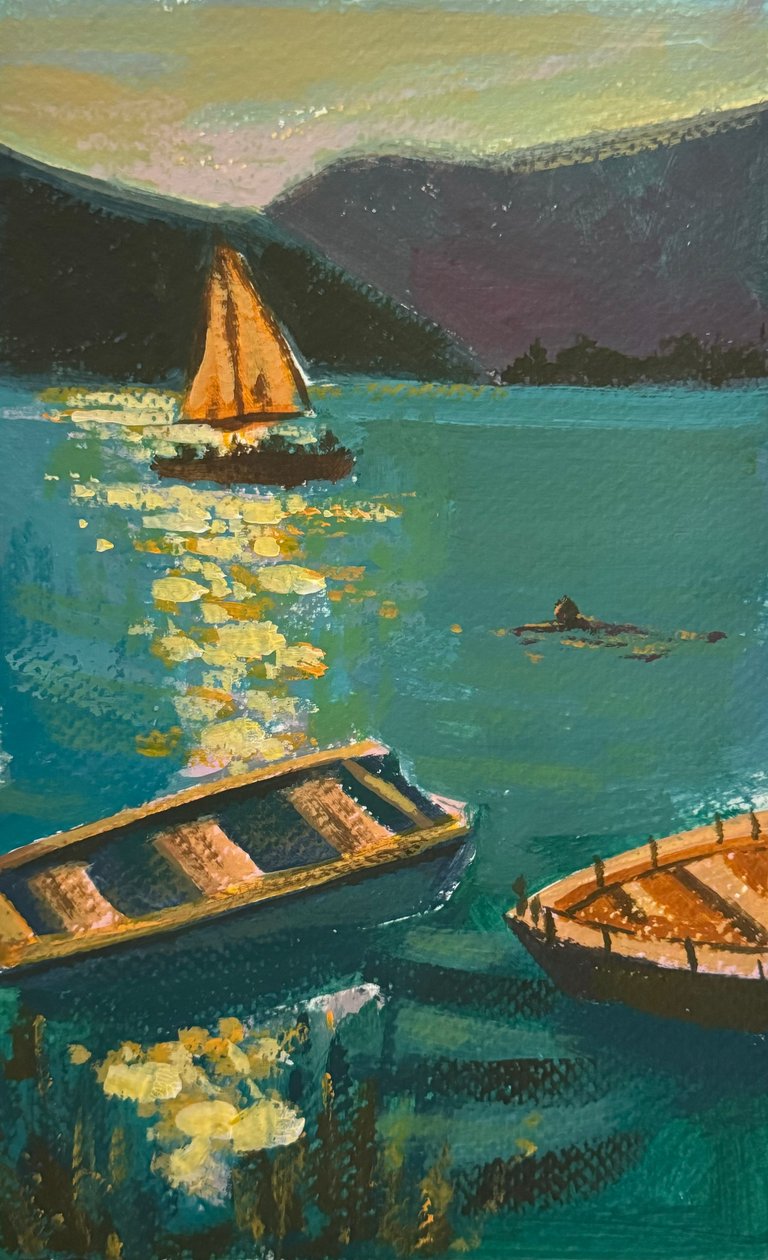 Abendsegel, 2024 von Gabriel Palma