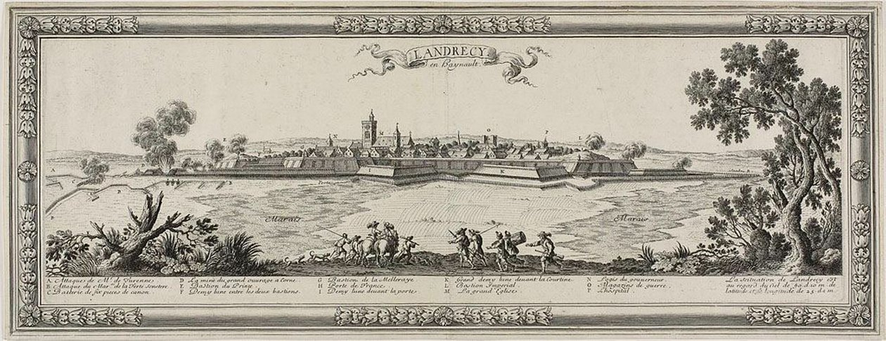 Landrecy en Heynault, 1631 von Gabriel Perelle