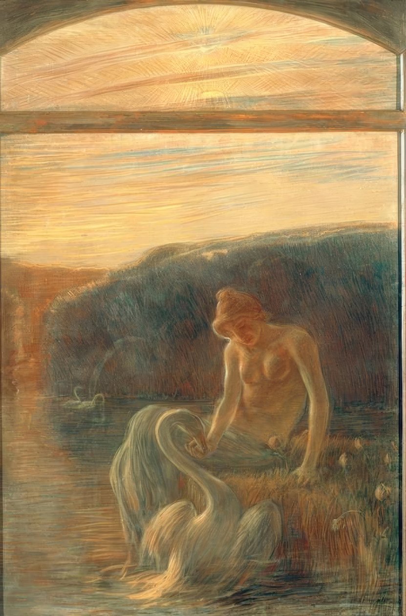 Leda von Gaetano Previati
