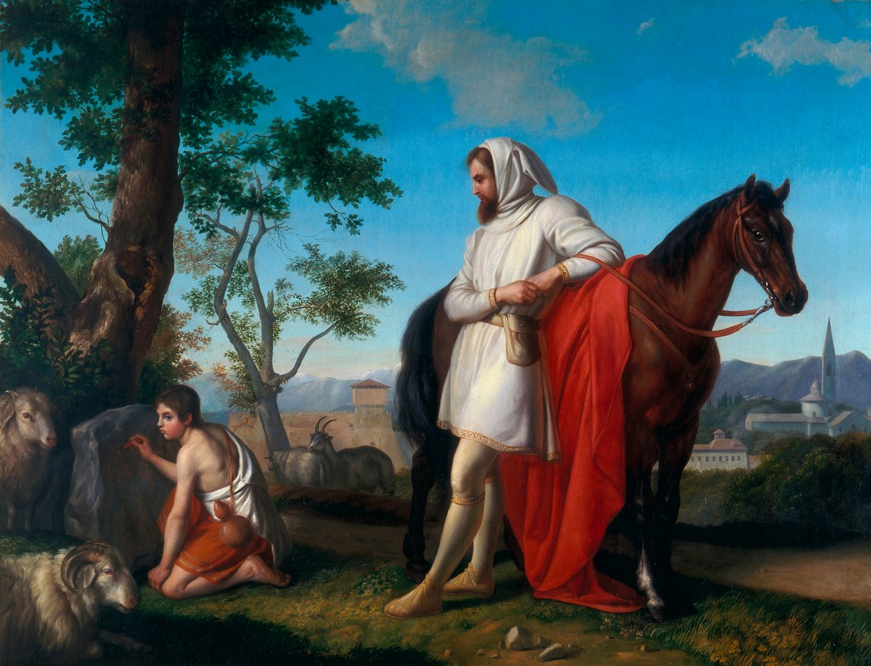 Cimabue und Giotto von Gaetano Sabatelli