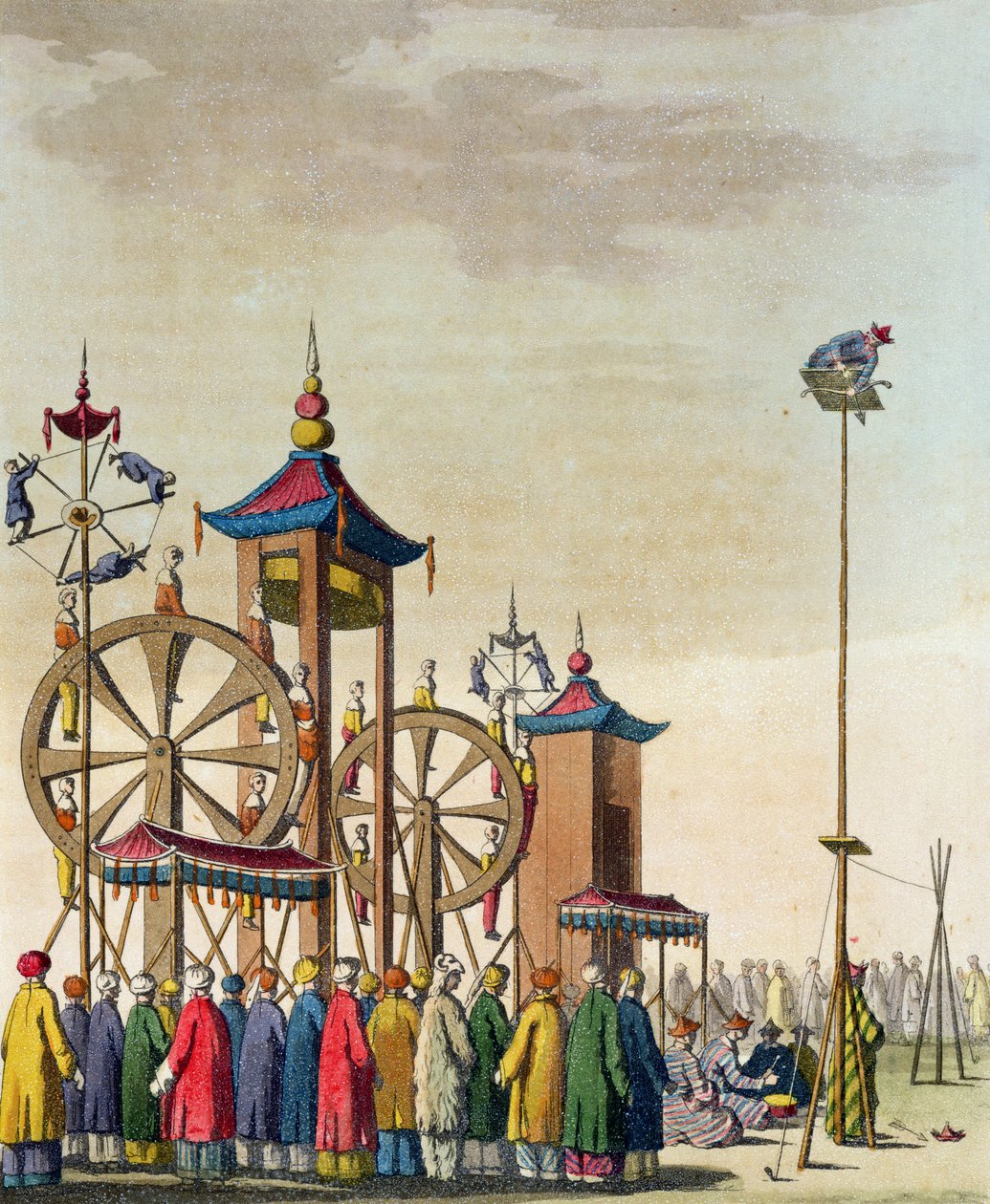 Ein chinesischer Zirkus, Illustration aus 
