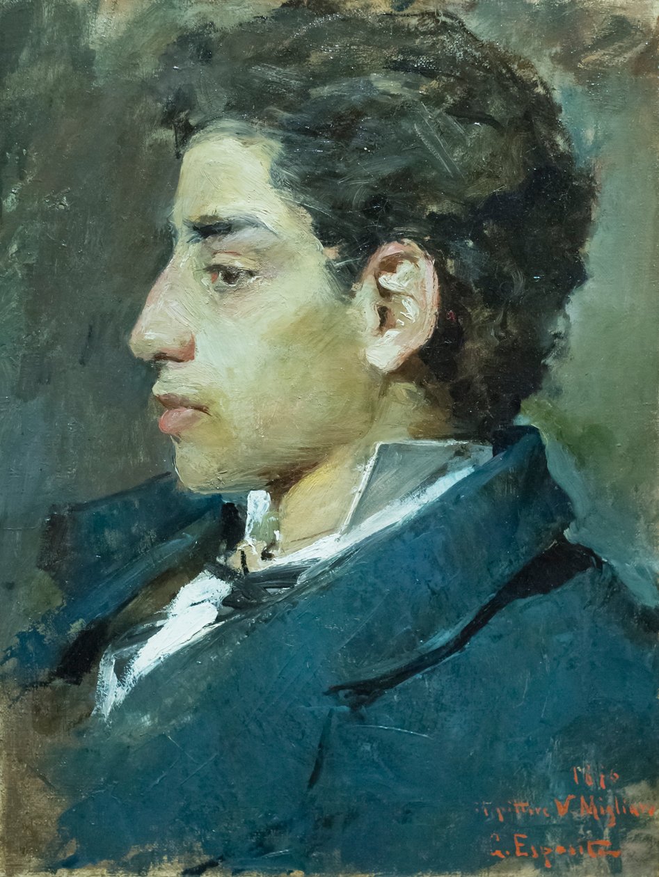 Porträt von Vincenzo Migliaro von Gaetano Esposito