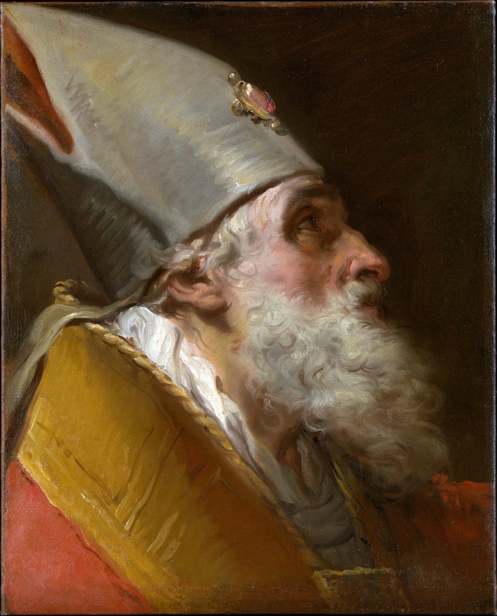 Kopf eines Bischofs von Gaetano Gandolfi